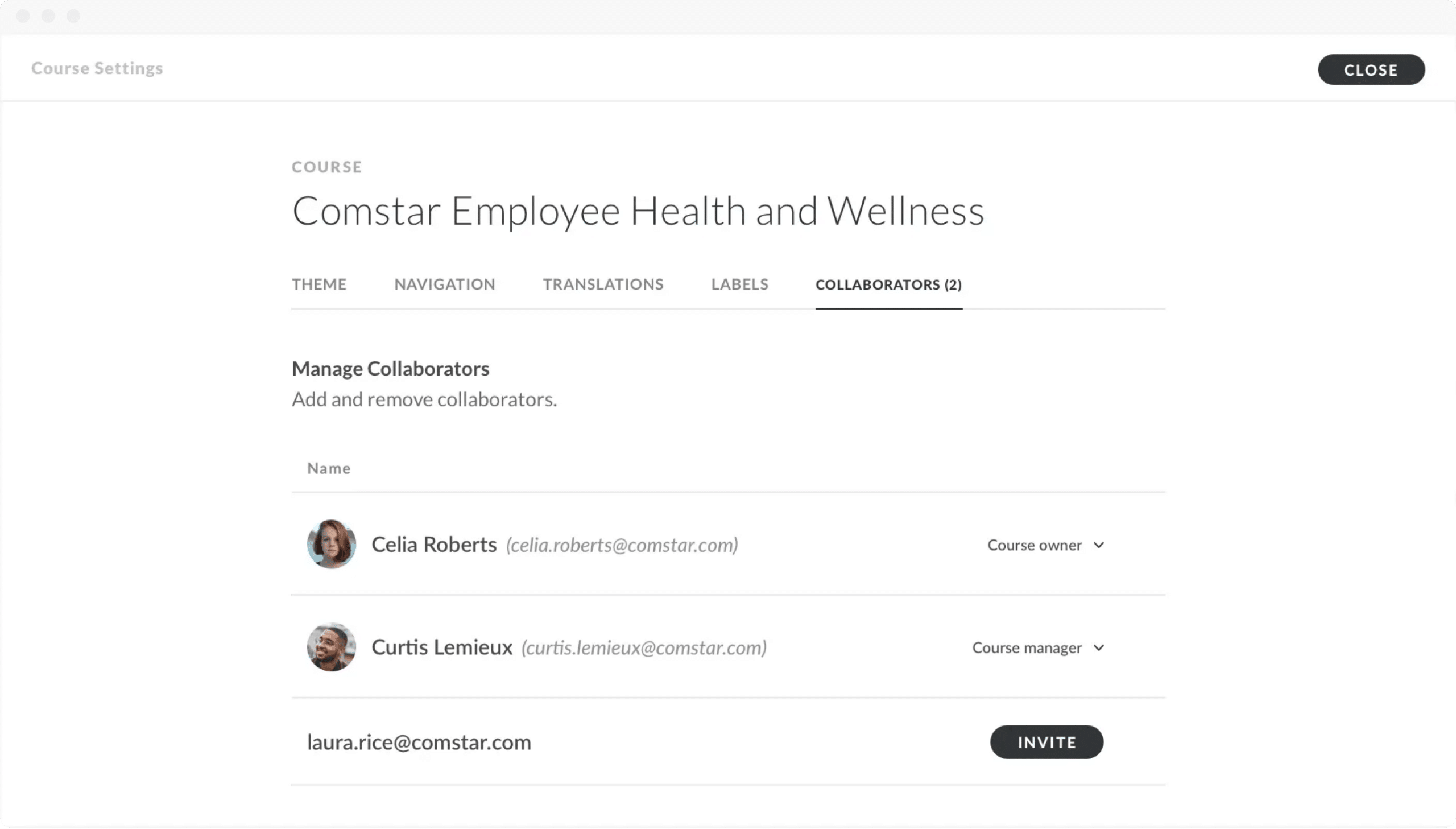 Easy collaboration on training assets