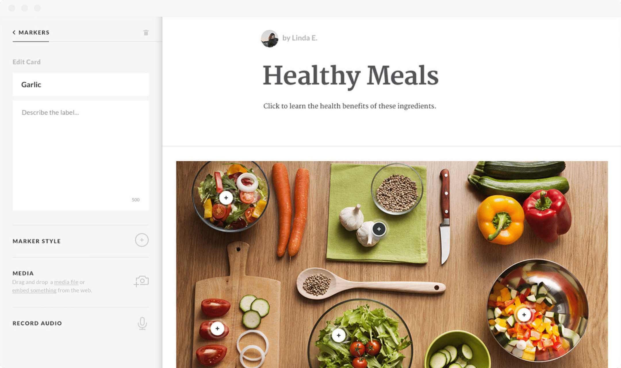 laptop with training course on healthy meals