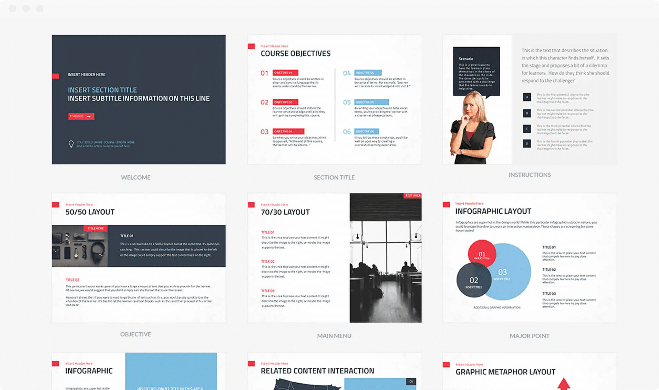 workplace education training templates interface on laptop